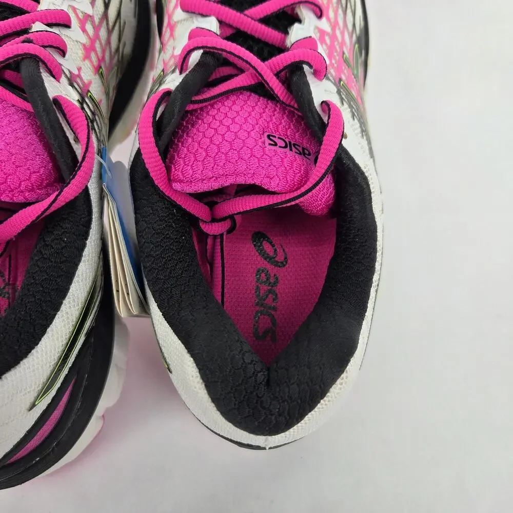 NEW Asics T557N Gel Nimbus 17 White Pink Glow Women's 9.5 Athletic Shoe In Box